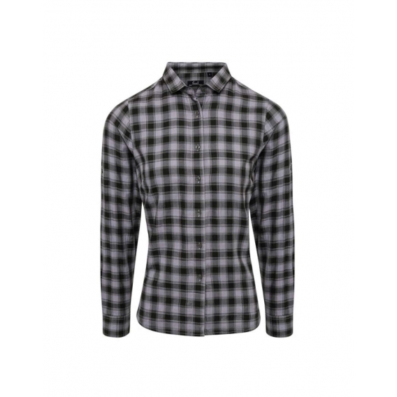 'MULLIGAN' CHECK - WOMEN'S LONG SLEEVE COTTON SHIRT