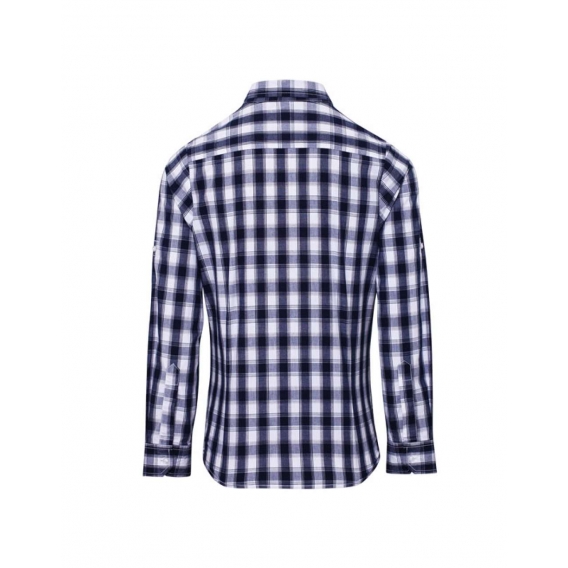'MULLIGAN' CHECK - WOMEN'S LONG SLEEVE COTTON SHIRT