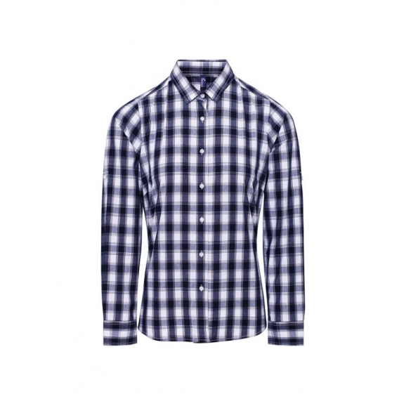 'MULLIGAN' CHECK - WOMEN'S LONG SLEEVE COTTON SHIRT