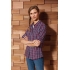 'SIDEHILL' CHECK - WOMEN'S LONG SLEEVE COTTON SHIRT
