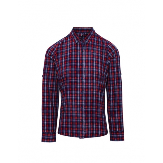 'SIDEHILL' CHECK - WOMEN'S LONG SLEEVE COTTON SHIRT