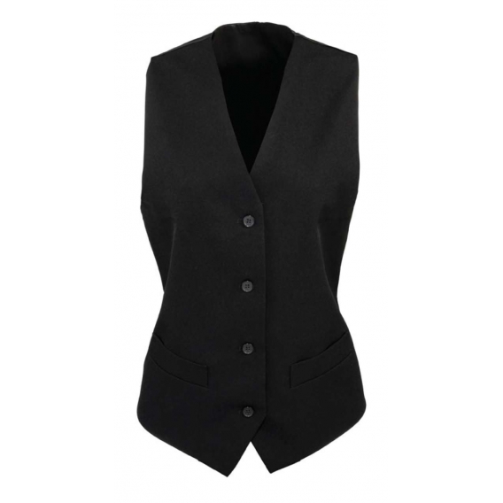 WOMEN'S LINED POLYESTER WAISTCOAT