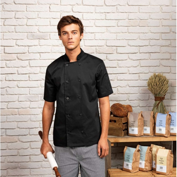 SHORT SLEEVE CHEF'S JACKET