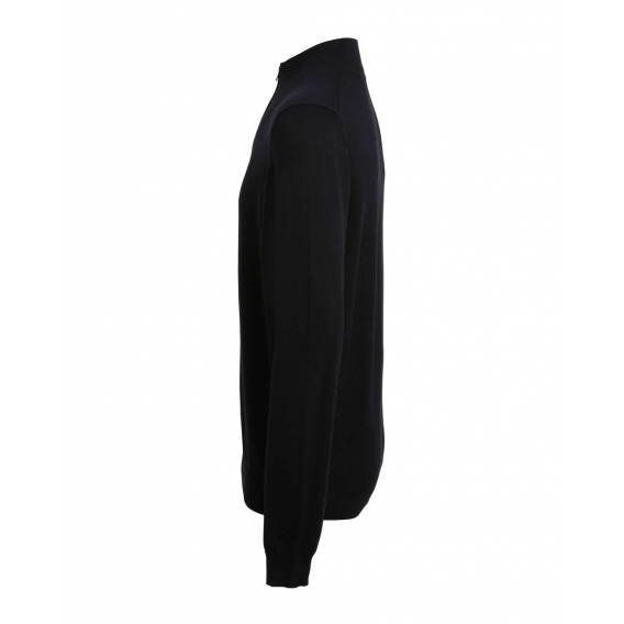MEN'S QUARTER-ZIP KNITTED SWEATER