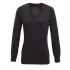 WOMEN'S KNITTED V-NECK SWEATER
