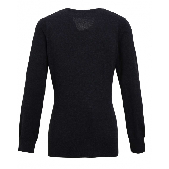 WOMEN'S KNITTED V-NECK SWEATER