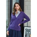 WOMEN'S BUTTON-THROUGH KNITTED CARDIGAN