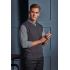 MEN'S V-NECK SLEEVELESS SWEATER