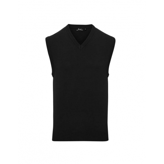 MEN'S V-NECK SLEEVELESS SWEATER