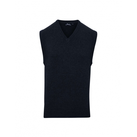 MEN'S V-NECK SLEEVELESS SWEATER