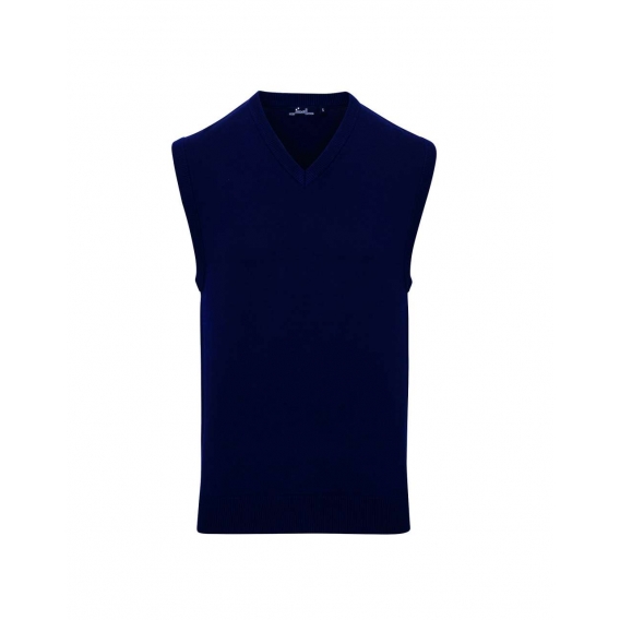 MEN'S V-NECK SLEEVELESS SWEATER