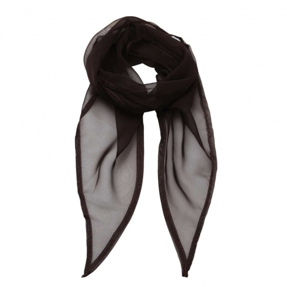 'COLOURS COLLECTION' PLAIN CHIFFON SCARF
