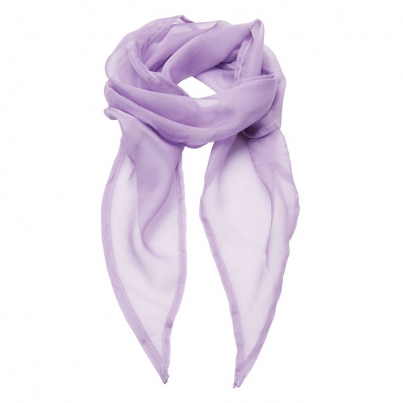 'COLOURS COLLECTION' PLAIN CHIFFON SCARF