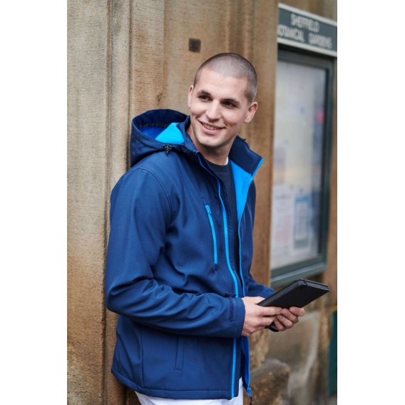 VENTURER 3 LAYER HOODED SOFTSHELL JACKET