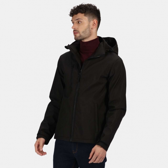 VENTURER 3 LAYER HOODED SOFTSHELL JACKET