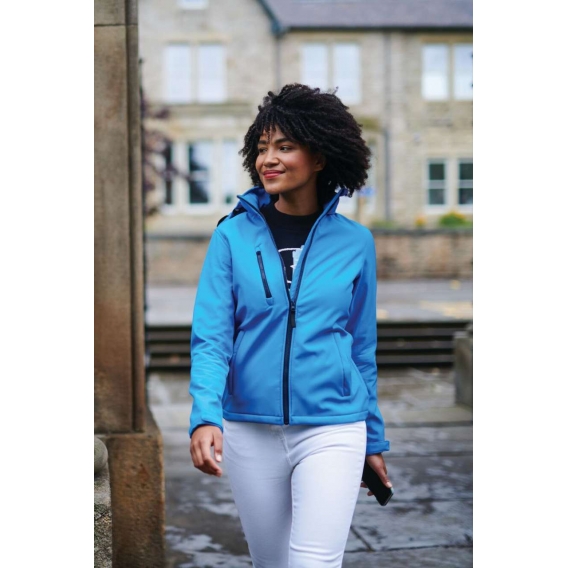 WOMEN'S VENTURER 3 LAYER HOODED SOFTSHELL JACKET