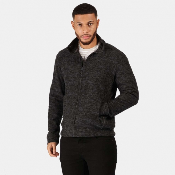 THORNLY MEN - FULL ZIP MARL FLEECE