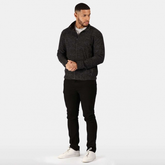THORNLY MEN - FULL ZIP MARL FLEECE