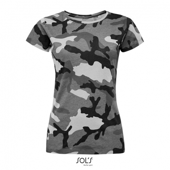 CAMO WOMEN - ROUND COLLAR T-SHIRT