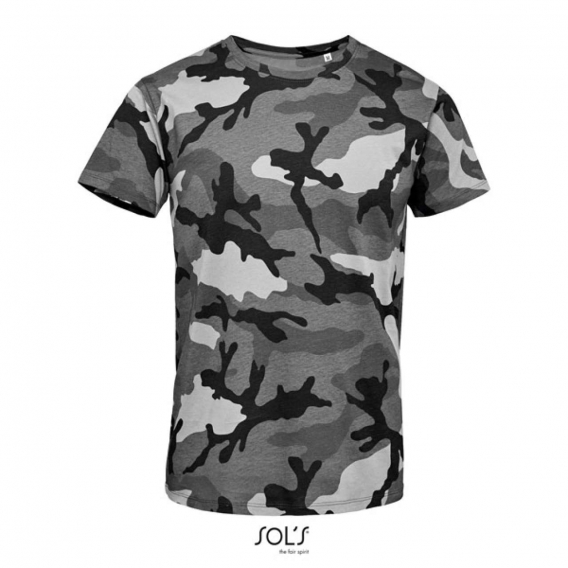 CAMO MEN - ROUND COLLAR T-SHIRT