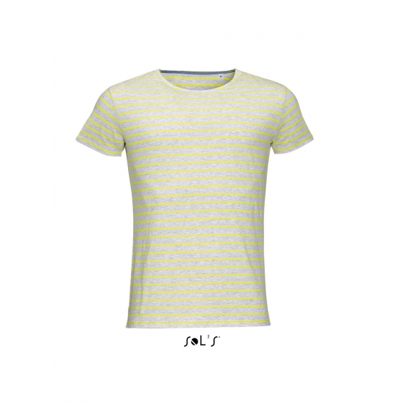 MILES MEN - ROUND NECK STRIPED T-SHIRT