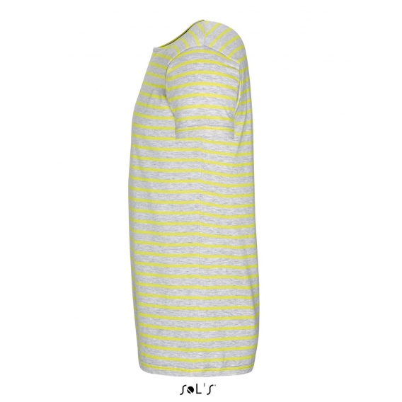 MILES MEN - ROUND NECK STRIPED T-SHIRT