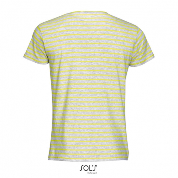 MILES MEN - ROUND NECK STRIPED T-SHIRT