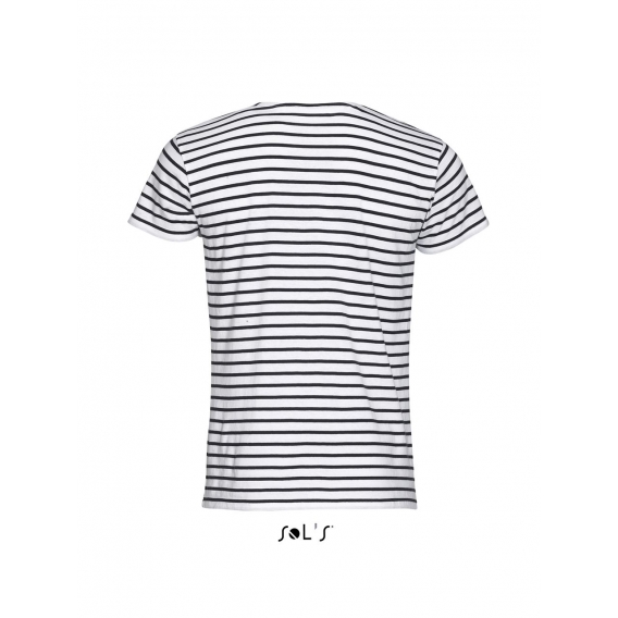 MILES MEN - ROUND NECK STRIPED T-SHIRT