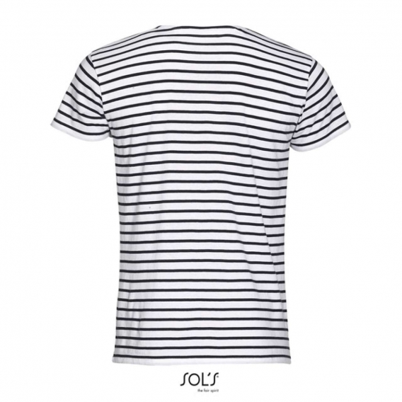 MILES MEN - ROUND NECK STRIPED T-SHIRT