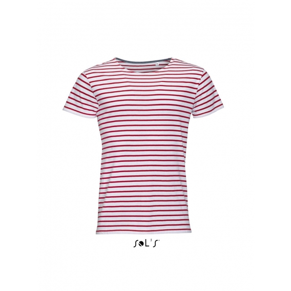 MILES MEN - ROUND NECK STRIPED T-SHIRT