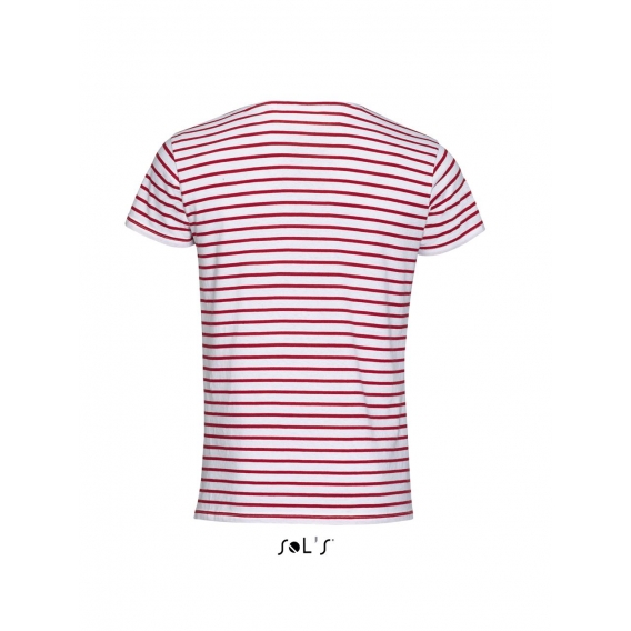 MILES MEN - ROUND NECK STRIPED T-SHIRT