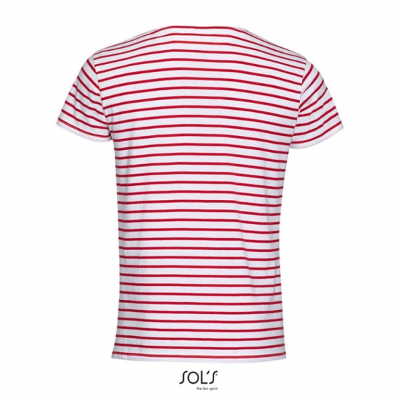 MILES MEN - ROUND NECK STRIPED T-SHIRT