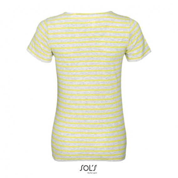 MILES WOMEN - ROUND NECK STRIPED T-SHIRT