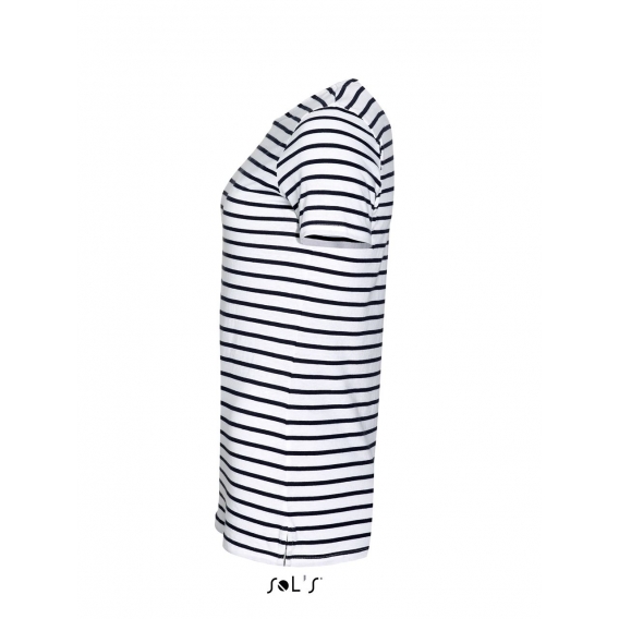 MILES WOMEN - ROUND NECK STRIPED T-SHIRT