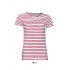 MILES WOMEN - ROUND NECK STRIPED T-SHIRT