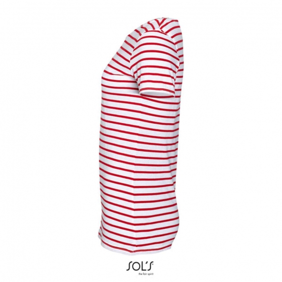 MILES WOMEN - ROUND NECK STRIPED T-SHIRT