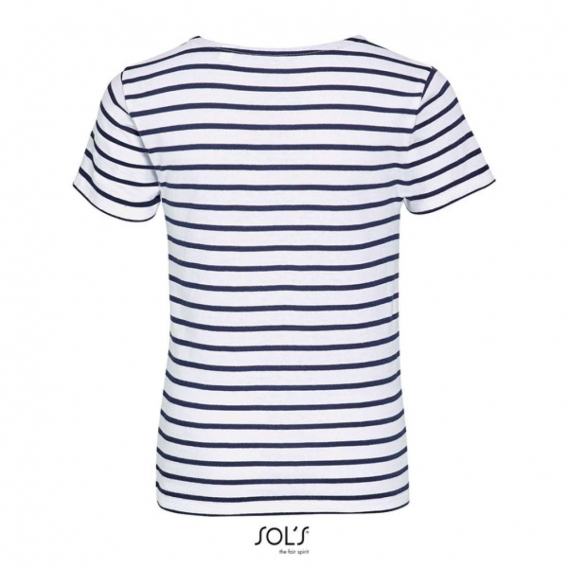 MILES KIDS - ROUND NECK STRIPED T-SHIRT