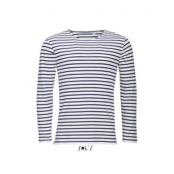 MARINE MEN - LONG SLEEVE STRIPED T-SHIRT