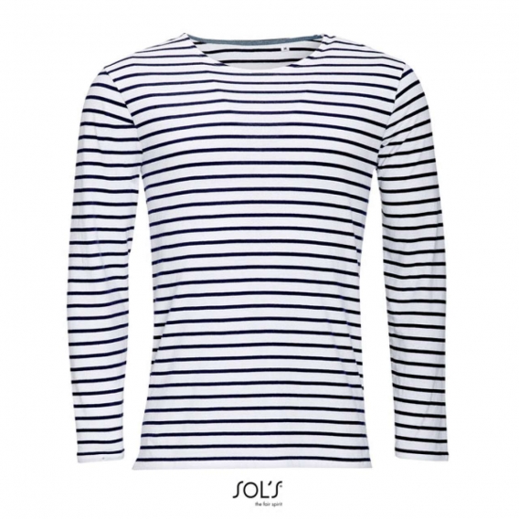 MARINE MEN - LONG SLEEVE STRIPED T-SHIRT
