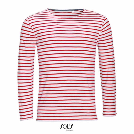 MARINE MEN - LONG SLEEVE STRIPED T-SHIRT