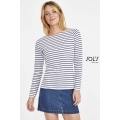 MARINE WOMEN - LONG SLEEVE STRIPED T-SHIRT