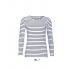MARINE WOMEN - LONG SLEEVE STRIPED T-SHIRT