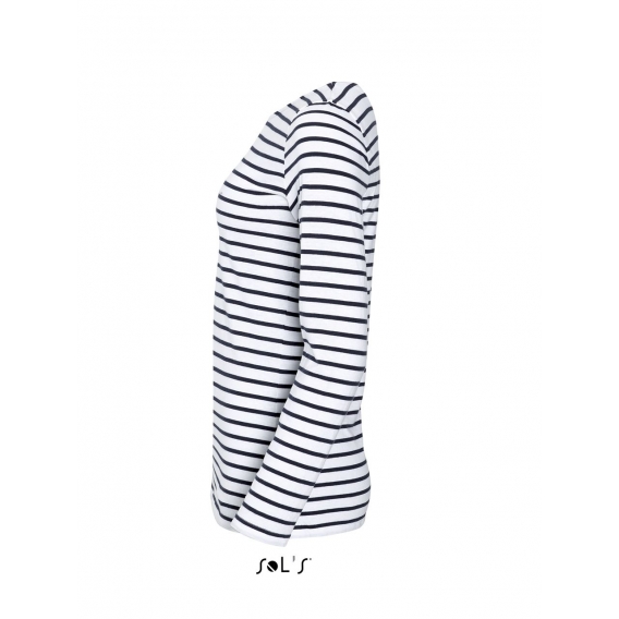 MARINE WOMEN - LONG SLEEVE STRIPED T-SHIRT