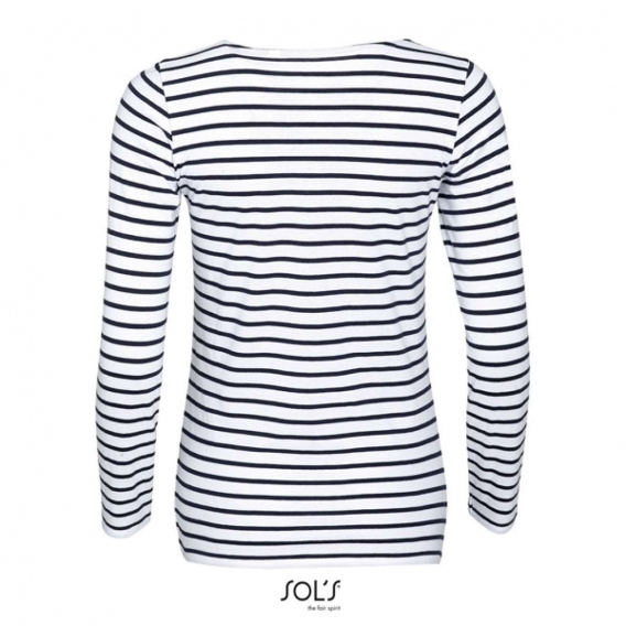 MARINE WOMEN - LONG SLEEVE STRIPED T-SHIRT
