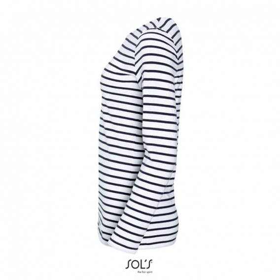 MARINE WOMEN - LONG SLEEVE STRIPED T-SHIRT