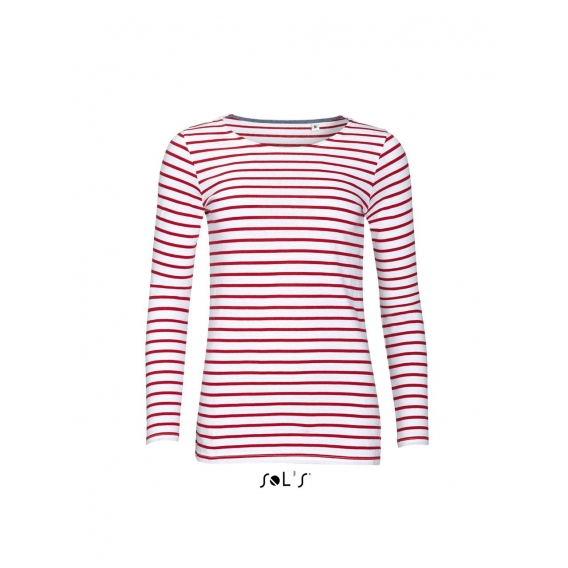 MARINE WOMEN - LONG SLEEVE STRIPED T-SHIRT