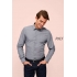 BARNET MEN - LONG SLEEVE HEATHER POPLIN SHIRT
