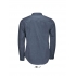 BARNET MEN - LONG SLEEVE HEATHER POPLIN SHIRT
