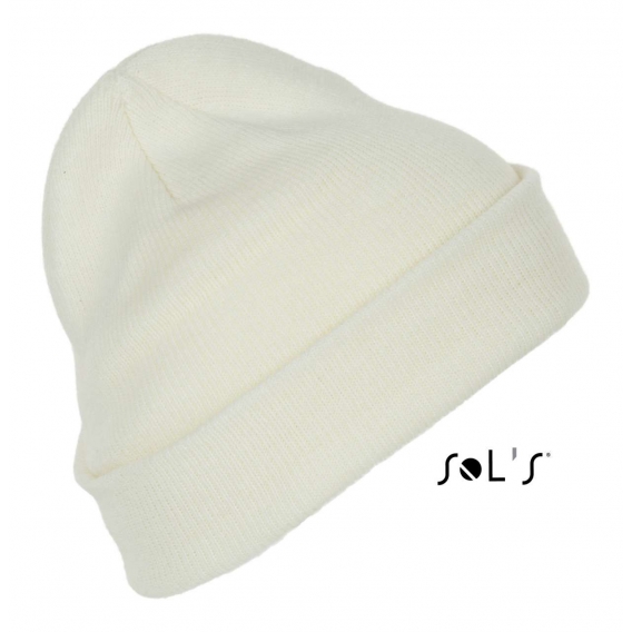 PITTSBURGH - SOLID-COLOUR BEANIE WITH CUFFED DESIGN