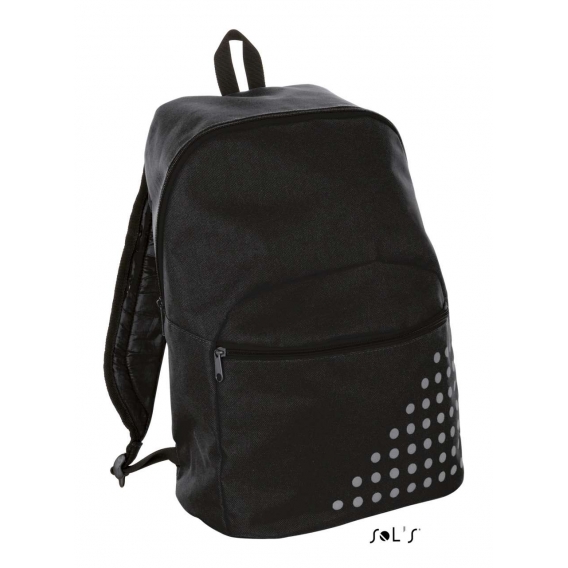 COSMO - 600D POLYESTER BACKPACK WITH REFLECTIVE DETAIL